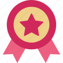 achievement, star badge, award, reward, prize