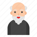 elder, bald, old man, grandpa, white beard, senior, elderly