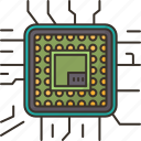 semiconductor, processor, microchip, cpu, electronic