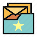 communication, email, favorite, mail, message