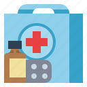 aid, emergency, first, healthcare, kit, medica