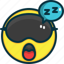 sleeping, emoji, smiley, emoticons, feelings