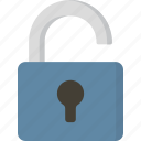 padlock, security, unlock, unlocked