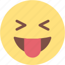 emoji, emotag, emoticon, smile, smiley, tease