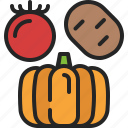 vegetable, harvest, potato, tomato, pumpkin, food, agricultural