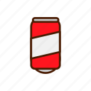 .svg, soda, can, cola, drink, beverage