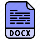 document, docx, extension, file, format