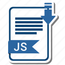 document, extension, folder, js, paper