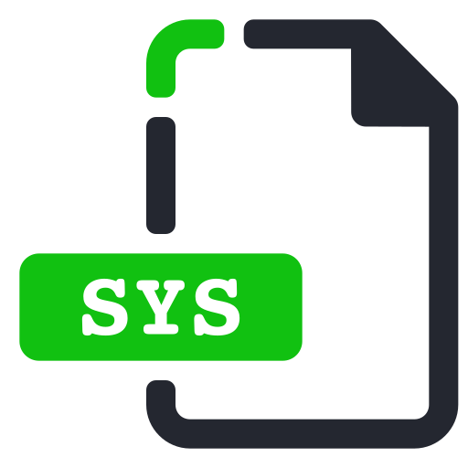 Extension, file, sys, system icon - Free download