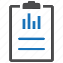 analytics, bar, chart, clipboard, graphs, report, statistics