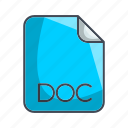 doc, document file format, extension, file