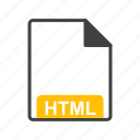 file, file format, html