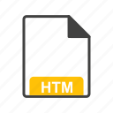 file, file format, htm