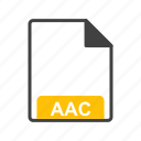 aac, extension, file