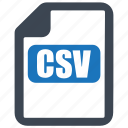 csv, file, format