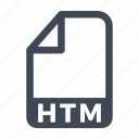 file, format, htm