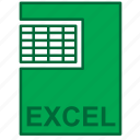 excel, file, office, xls