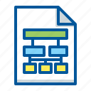 document, flowchart, hierarchy, workflow