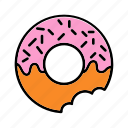 cake, donut, food, sweet, fast food, bakery, menu