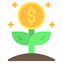 bank, business, dollar, finance, growth, money, plant