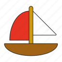 boat, sailboat, sailing, ship, toys, vessel