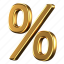 percent, black, gold, discount, sale, percentage 