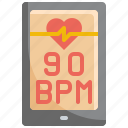 application, cellphone, exercise, fitness, gym, heart, rate