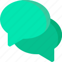 chat, comment, conversation, dialogue, message