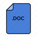 doc, document, office, word, extension, file, file type