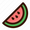 fruits, slice, watermelon, food, fresh, fruit, healthy