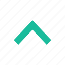 arrow, chevron, up