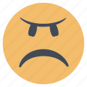 angry, emoticon, emoji, emotion, expression, face, smiley