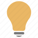 idea, light, light bulb, on, energy, lamp, power