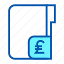 computer, document, file, folder, gbp, money, ui