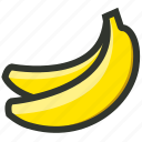 banana, bananas, fruit, natural, nutrition