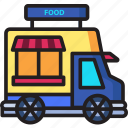 delivery, food, live, truck