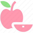 apple, apple slice, eating, energy, food, fruit