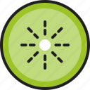 allergen, eat, food, fruit, healthy, kiwi, slice