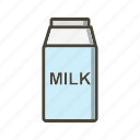 milk, pack, packet