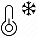 thermometer, temperature, climate, cold, weather