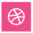 dribbble, square