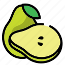 pear, fresh, fruit, healthy, vegetarian, diet, vitamin