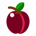 food, fruit, peach, peach fruit icon, peach icon, vegetable