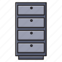 cabinet, drawer, furniture, home, interior