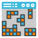 arcade, block, game, puzzle, tetris