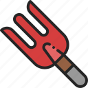 garden, fork, hand, tool, equipment, gardening, rake