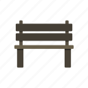 bench, garden, outdoor, park, wood