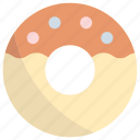 donut, food, sweet, dessert, doughnut, bakery, cake