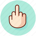 fuck, gesture, sign, finger, middle