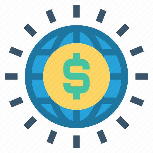 Currency, dollar, globe, international, money, usd, world icon - Download on Iconfinder